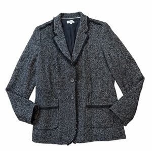 Gerard Darel Charcoal Tweed Blazer